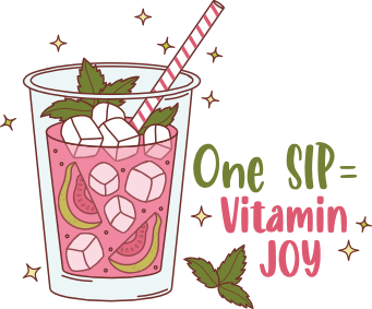 Блокнот А5 Розовый гуава витаминный коктейль 2