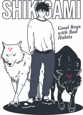 Полотенце 50х100 см Megumi Fushiguro Shikigami 2