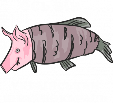 Принт Женская футболка Украинский Швайнокарась, Фото № 2 - FATLINE