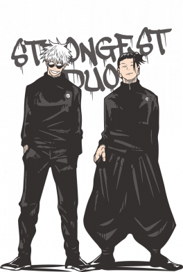 Футболка преміум чоловіча FATLINE Найсильніший дует Сатору та Сугуро 2