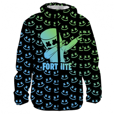 Принт 3D вітровка Marshmello Fortnite Dab Neon, Фото № 2 - FATLINE