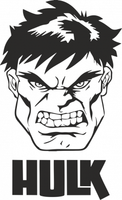 Принт Блокнот А5 Hulk face, Фото № 2 - FATLINE