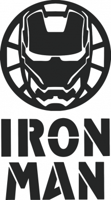 Рулетка-брелок Iron man text 2