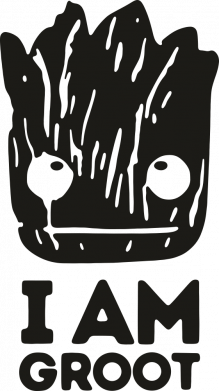 I am Groot text