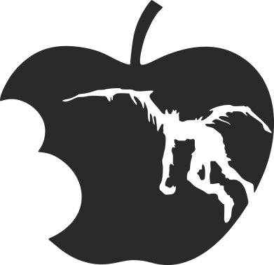 Принт Шеврон круглый Apple Ryuk, Фото № 2 - FATLINE