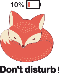 Термобутылка Viano Fox - Don't disturb! 2