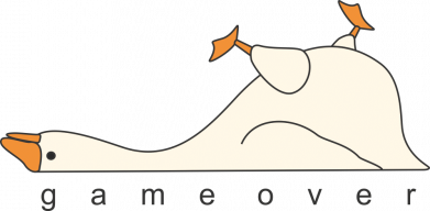 Чехол из раздела Авторские принты Гусь - game over для Xiaomi Redmi Note 11 2