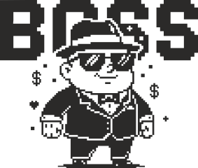 Чохол з розділу Авторські принти Няшний Бос для Apple iPhone 14 2