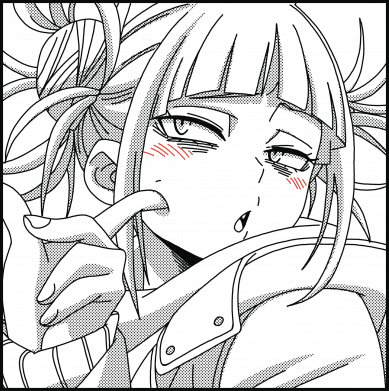 Шеврон круглый My Hero Academia Toga Himiko 2