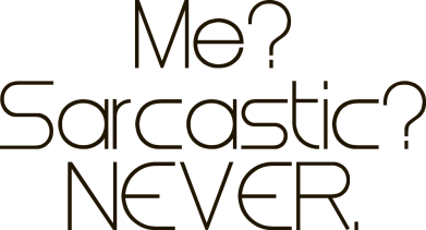 Принт Шопер Me? Sarcastic? Never., Фото № 2 - FATLINE