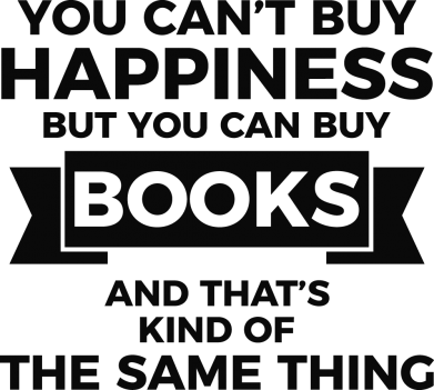 Кружка 320ml Books are happiness 2