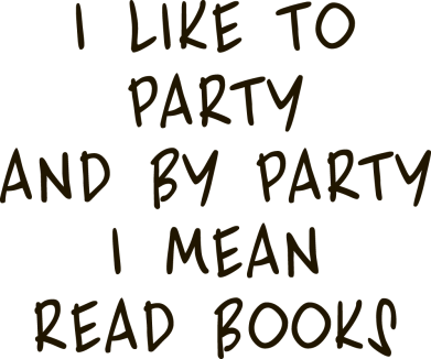 Кружка 320ml I like to party and by party I mean read books 2