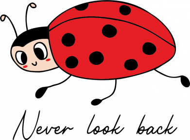 Прикольна комаха. Never look back