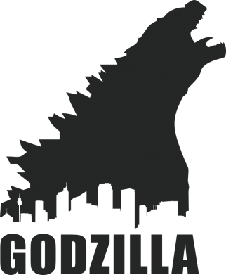 Принт Чехол для Realme GT Master Godzilla and city, Фото № 2 - FATLINE