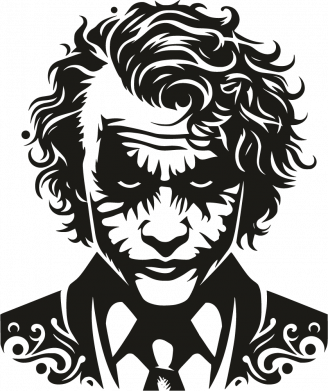 векторний портрет Джокера