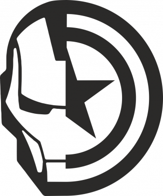 Чехол из раздела Мстители Iron Man and Captain America для Oppo A55 4G 2