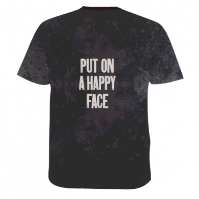 Чоловіча 3D футболка Joker Put on a happy face! 2