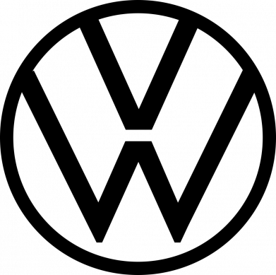 Флажок настольный Volkswagen new logo 2