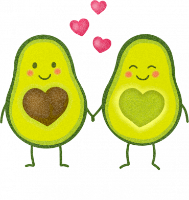 Принт Чохол для iPhone 15 Plus Avocado Forever Love, Фото № 2 - FATLINE