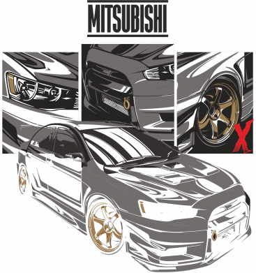 Кружка 320ml Mitsubishi Lancer X 2
