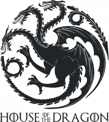 Шеврон круглый House Of The Dragon Logo 2