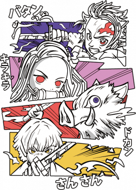 Кружка 320ml Клинок, рассекающий демонов. 2