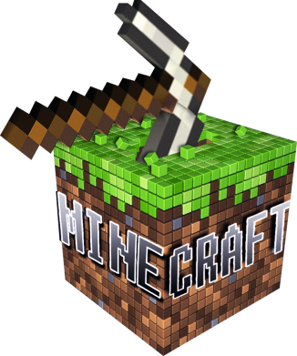 Принт Подушка габардин Minecraft Logo Сube, Фото № 2 - FatLine