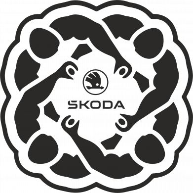 Кружка 320ml Автоклуб Skoda 2