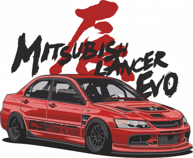 Кружка 320ml Mitsubishi Lancer Evo 2