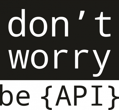 Принт Фартук don`t worry be API, Фото № 2 - FATLINE