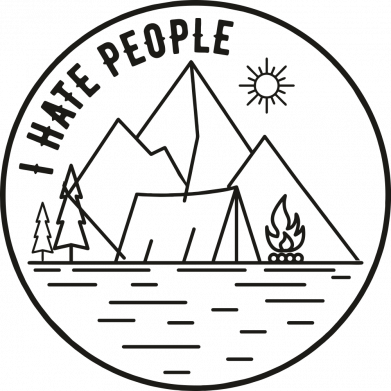 I hate people - camper