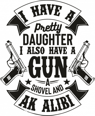 Женские трусы I have a daughter and a gun 2