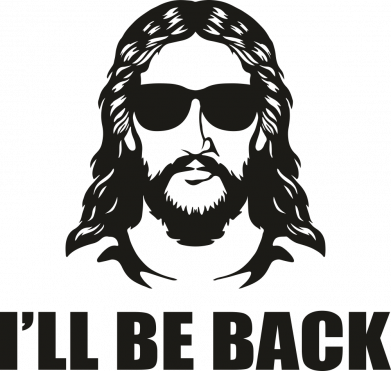 Кружка 320ml I'll be back God 2