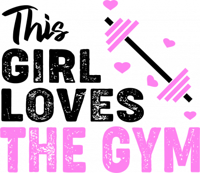 This girl loves the gym