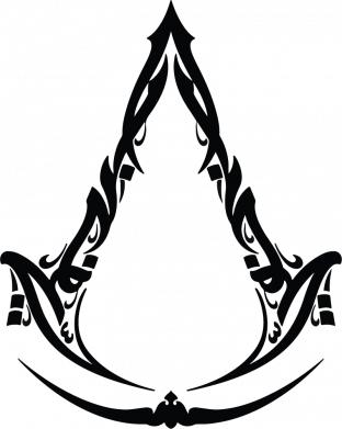 Принт Кружка с каемкой Assassin's Creed Mirage logo, Фото № 2 - FATLINE