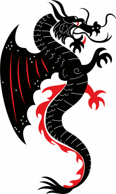 Фартук Японский Дракон 2