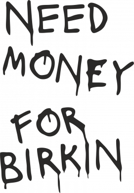 Принт Блокнот А5 Need money for Birkin, Фото № 2 - FATLINE