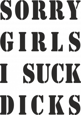 Термобутылка Viano Sorry girls i suck dicks 2