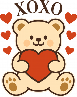 ХОХО Ведмедик з сердечком