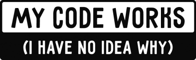 Принт Фартук My code works I have no idea why, Фото № 2 - FATLINE