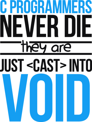 Чехол из раздела Программистам C programmers never die they are just cast into void для Oppo A55 4G 2