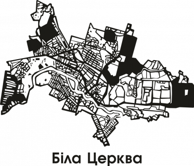 Футболка дитяча оверсайз FATLINE Біла Церква мапа 2