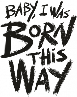 Кружка 320ml Baby, i was born this way 2
