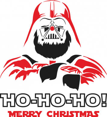 Принт Кружка двоколірна 320ml Merry Christmas Darth Vader, Фото № 2 - FATLINE