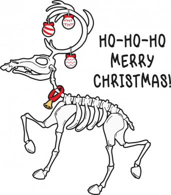 Чехол из раздела Skeletons Christmas Deer skeleton для Xiaomi 11T 2