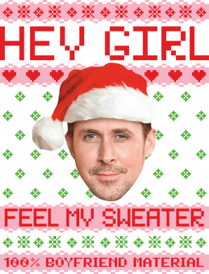 Ryan Gosling Christmas sweater
