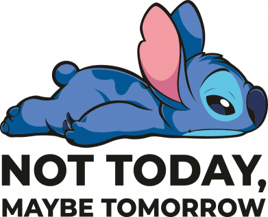 Рулетка-брелок Stitch not today 2