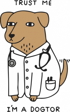 Шеврон круглий Trust me, i'm a doctor 2