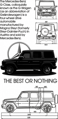 Кружка 320ml Mercedes-Benz G-Class 2