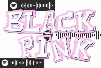Шеврон круглый BlackPink Spotify 2
